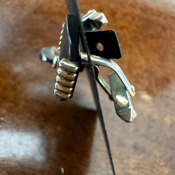 Vintage 60s Mother of Pearl Weber Cufflinks - Picture 6 of 8